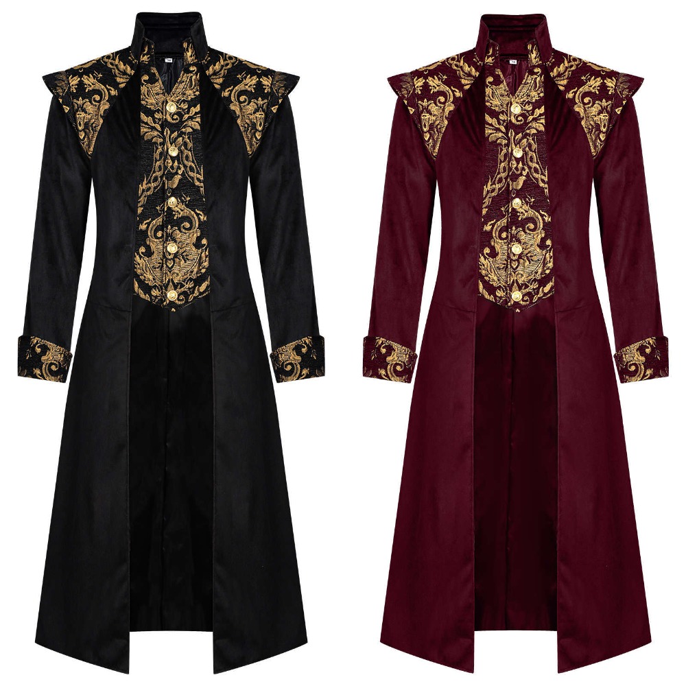 Women'S Gothic Formal Wear - 스팀펑크 중세 테일코트 재킷 빅토리아풍 고딕