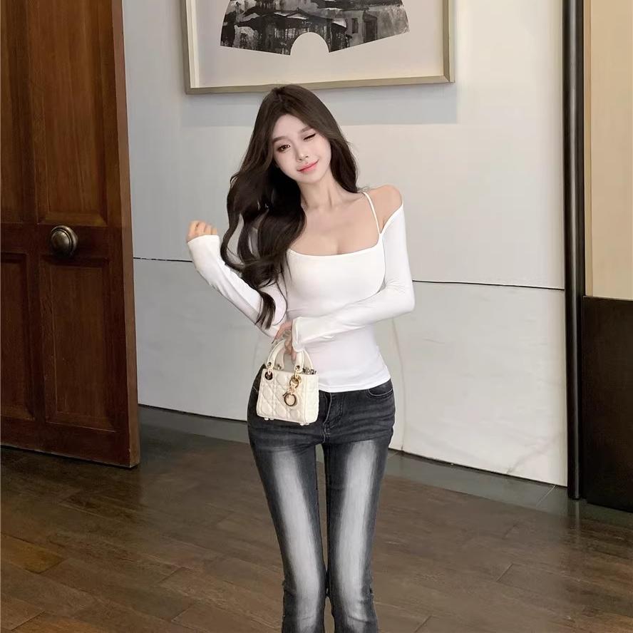 Women'S Gothic Formal Wear - 긴 소매 티셔츠 가을 데일리웨어 다크를위한