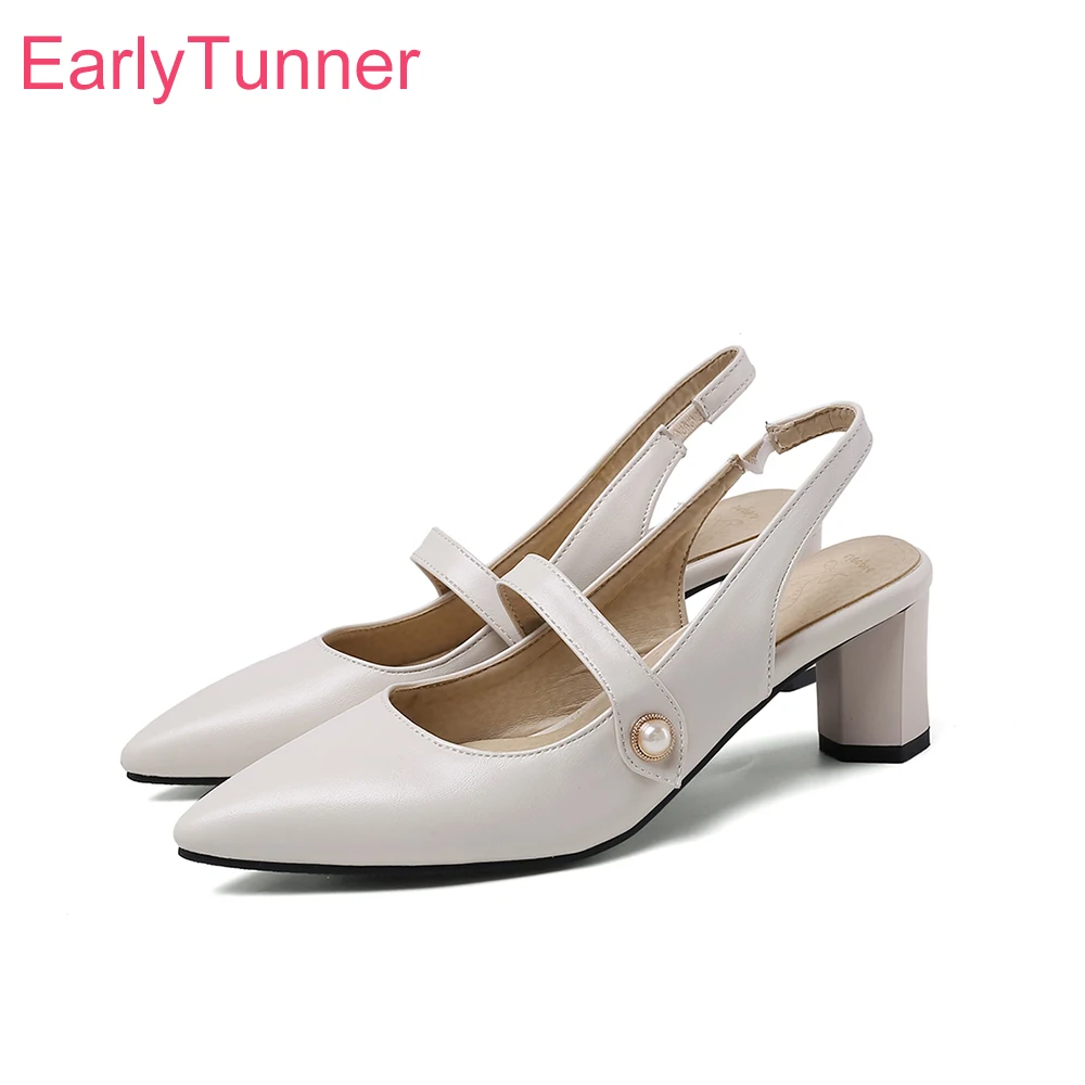 여름 신상 우아한 베이지 블랙 슬링백 샌들 여성용 하이 - Slingback Heel Formal 리뷰 및 가격