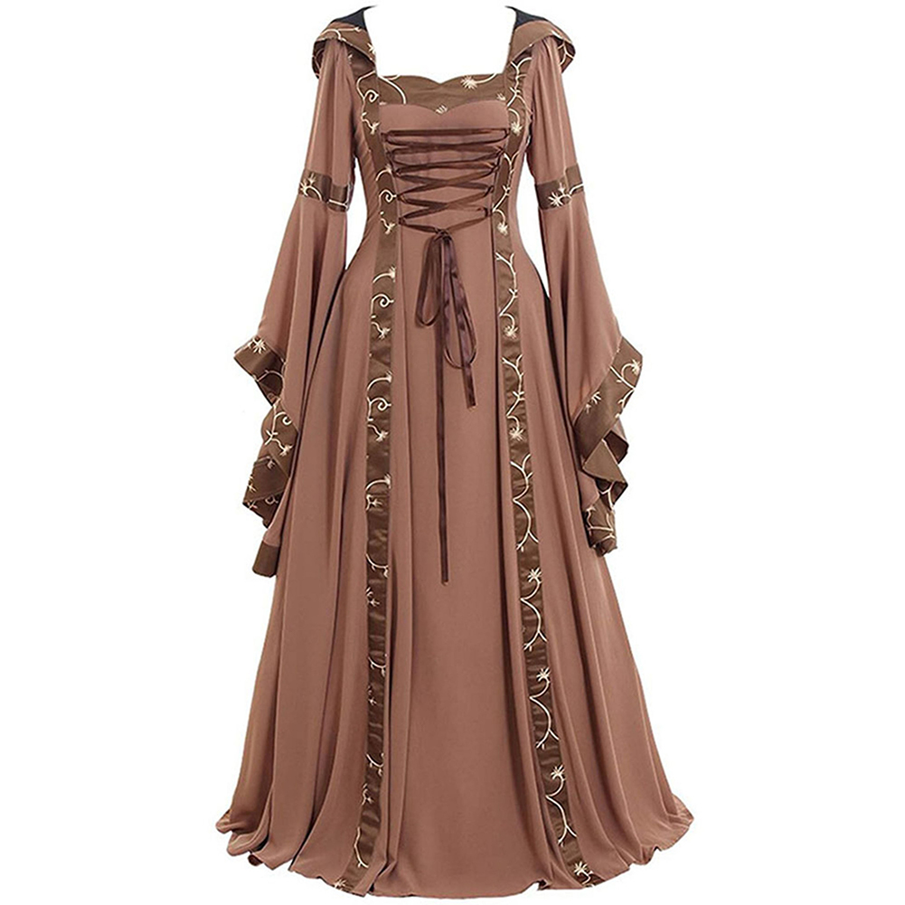 캐주얼 웨어 고딕 여성 드레스 레트로 레이스업 프린세스 - Women'S Gothic Formal Wear 리뷰 및 가격