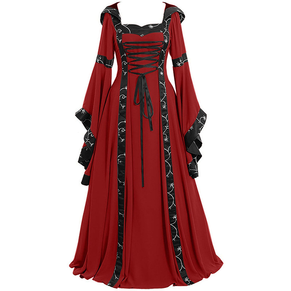 캐주얼 웨어 고딕 여성 드레스 레트로 레이스업 프린세스 - Women'S Gothic Formal Wear 리뷰 및 가격